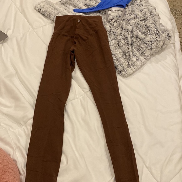 Brown Lulu lemon leggings. - Picture 2 of 2